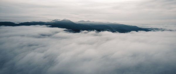 Scenic view of cloudscape against sky