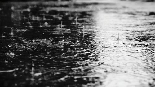 Close-up of rippled water