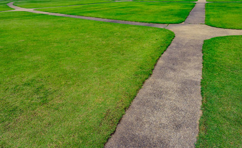 Full frame shot of green field