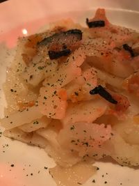 Close-up of food in plate