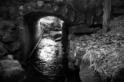 View of bridge over canal