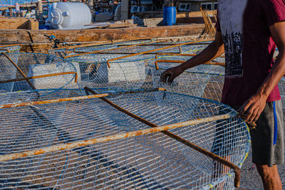 Man working in factory