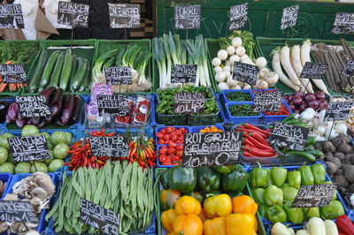 Vegetables for sale