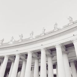 Low angle view of historical building against sky