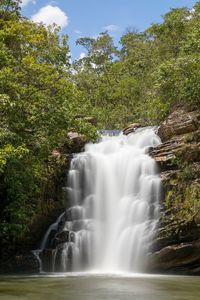 Waterfall in forest