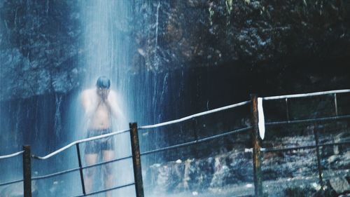 Woman in water