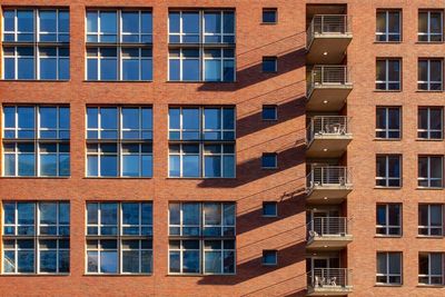 Full frame shot of modern building