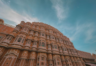 Low angle view of building against sky