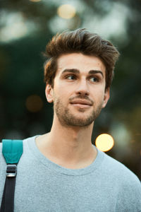 Portrait of young man