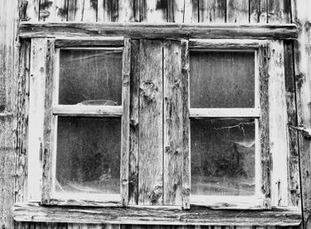 Window of old building