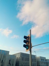Low angle view of buildings against sky