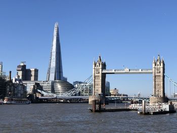 The shard and tower bridge london