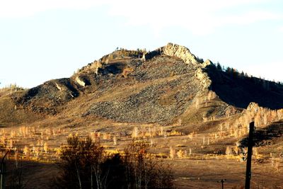 Scenic view of fort against sky