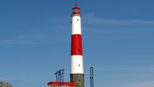 Low angle view of lighthouse