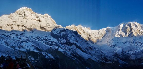 Annapurna himalayans mountains 