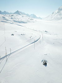 Snow covered landscape