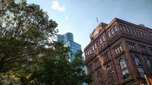 Low angle view of building against sky