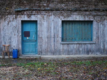Exterior of abandoned building