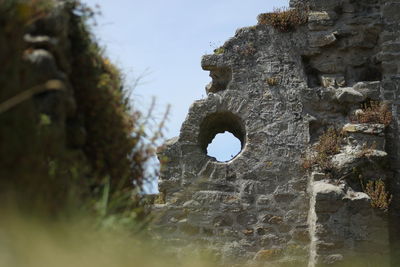 Low angle view of old building