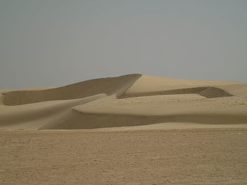 View of desert against sky