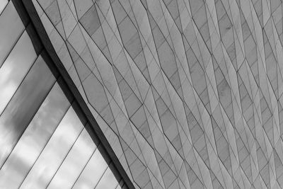 Low angle view of roof against sky