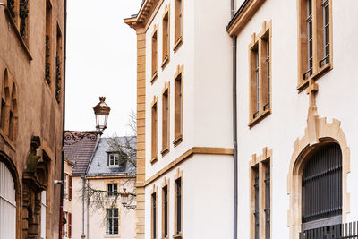 Low angle view of residential buildings