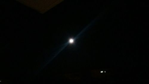 View of moon at night