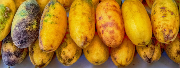 Close-up of fruits for sale in market