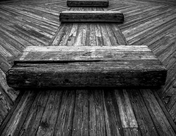 Close-up of wooden plank