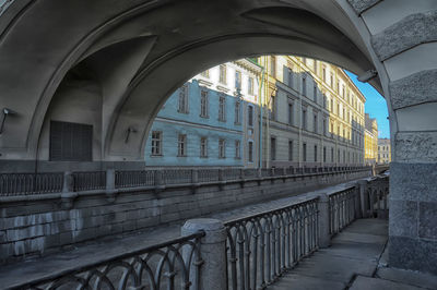 Low angle view of building in city