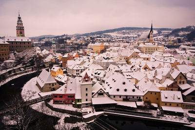 Aerial view of cityscape