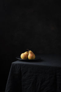 Close-up of fruits on table