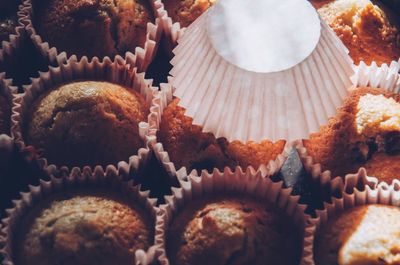 Close-up of cupcakes