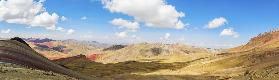 Panoramic view of landscape against sky