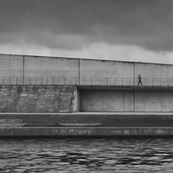 View of dam against sky
