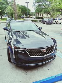 Car parked on street in city