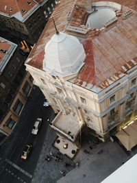 Aerial view of buildings in city