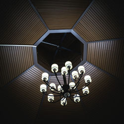 Close-up of electric lamp