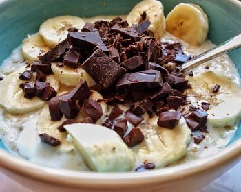 Close-up of breakfast in bowl