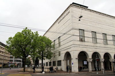 View of building against cloudy sky