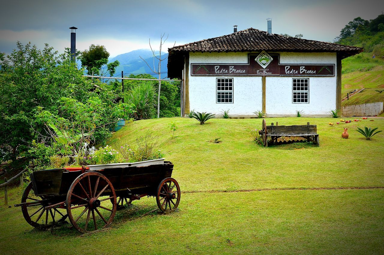 CHAIR OUTSIDE HOUSE ON FIELD