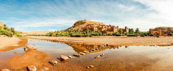 Panoramic view of landscape against sky