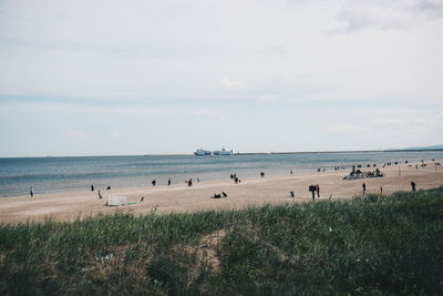 People on beach