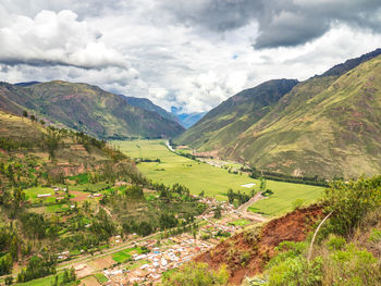 Scenic view of landscape against sky