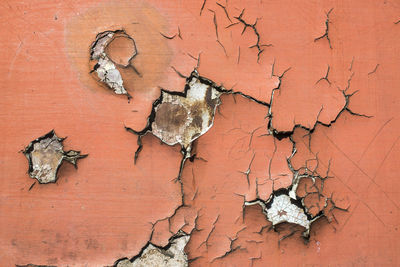 Close-up of weathered wall