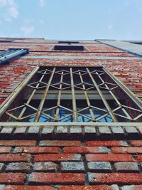 Low angle view of building against sky