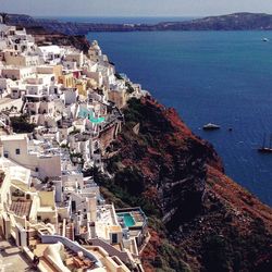 Boats in harbor