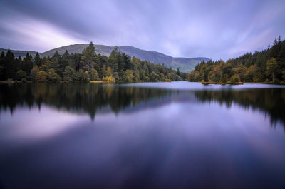 A lake in the scottish highlands