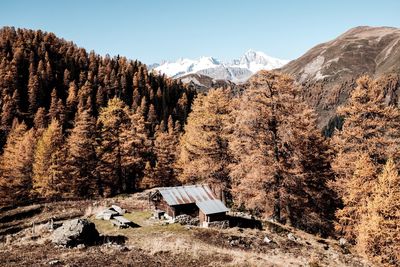 Scenic view of mountains