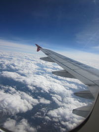 Aerial view of cloudscape against sky